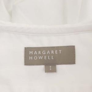 MARGARET HOWELL ブラウス 長袖 コットン 1 白 ホワイト