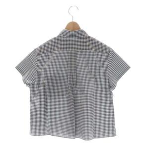 MARGARET HOWELL シャツ 半袖 ギンガムチェック コットン 1