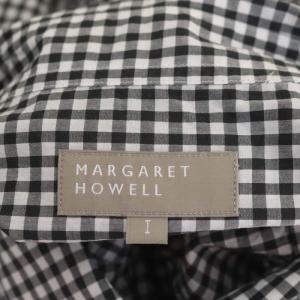 MARGARET HOWELL シャツ 半袖 ギンガムチェック コットン 1