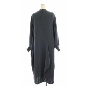 ENFOLD 23SS RANDOM BALLOON DRESS ワンピース ロング 長袖 36 ダークグレー