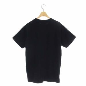 sacai ×アーペーセー A.P.C. サイドジップ ロゴTシャツ カットソー 半袖 プリント XS 黒 白 ブラック ホワイト