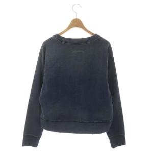 Martin Margiela 6 MM6 メゾンマルジェラ デニム プルオーバー カットソー 長袖 38 青 ブルー