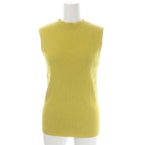 Spick&Span アンサンブル 2点セット ウールレイヤードニット カットソー ノースリーブ ボトルネック カーディガン クロップド 長袖 Vネック