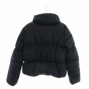 Theory ショートダウンジャケット アウター 総裏地 スナップボタン 2 黒 ブラック