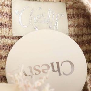 Chesty 23SS ツイードライクニットジャケット ノーカラージャケット ラメ フリンジ 1 ピンク アイボリー
