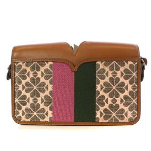 kate spade new york ミステリー スペード フラワー ジャカード ミディアム ショルダーバッグ ワンショルダー 斜め掛け 茶色 ブラウン PXRUB274