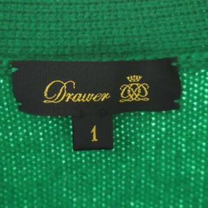 Drawer D CA7G VN CGN 7G カーディガン カシミヤ 1 グリーン