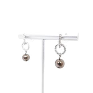 SWAROVSKI ピアス ストーン シルバー色