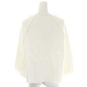 Chesty ケープ カーディガン ビジュー装飾 F 白 ホワイト