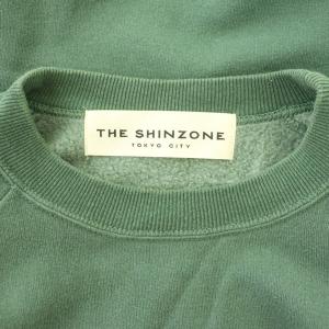 Shinzone NEW COMMON SWEAT スウェット トレーナー 長袖 クルーネック 裏起毛 F 緑 グリーン