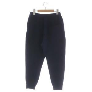 Drawer 16Gダブルフェイスニットパンツ カシミヤ混 ジョガー イージー 2 濃紺 ダークネイビー