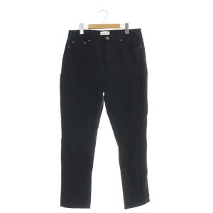 DENIM 22AW スキニー パンツ デニム ジッパーフライ 46 黒 ブラック