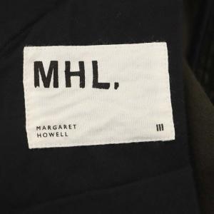 MHL. コーデュロイ トラウザーズパンツ ストレート コットン 3 ダークグリーン