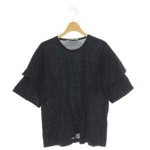 レイヤード Tee 半袖 カットソー 38 黒 ブラック