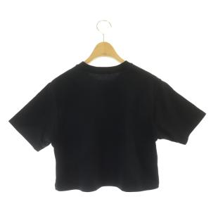 EVERYDAY I LIKE 23SS Cropped Tシャツ カットソー 半袖 クロップド ショート丈 黒 ブラック