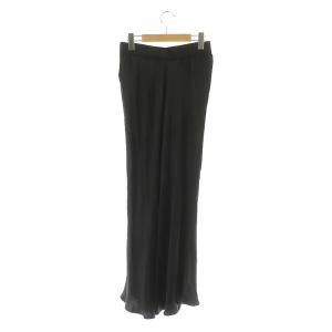 Deuxieme Classe 22AW シルクサテンスカート ロング マーメイドライン ブラック