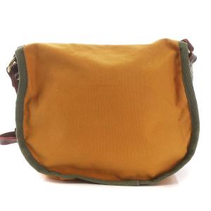 South2 West8 Sunforger Binocular Bag Medium ショルダーバッグ キャンバス レザー ベルト ロゴ オレンジ