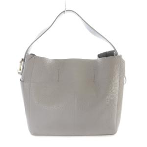 FURLA カプリッチョ ホーボー 2way ハンドバッグ ショルダーバッグ レザー グレー 00986619
