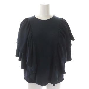 テンジク フレアスリーブ カットソー 五分袖 1 紺 ネイビー