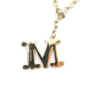 Max Mara 22年製 クリスタルネックレス ゴールドカラー