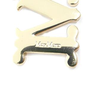 Max Mara 22年製 クリスタルネックレス ゴールドカラー