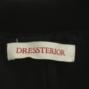 DRESSTERIOR リラクシングサイズMA-1 ブルゾン ジャケット 中綿 36 黒 ブラック