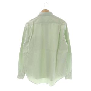 KAPTAIN SUNSHINE 23SS Relaxed Polocollar Shirt ボタンダウンシャツ 長袖 コットン 36 緑 グリーン