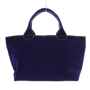 MARC by MARC JACOBS トートバッグ ハンドバッグ キャンバス ロゴ 青 ブルー