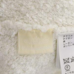 GRACE CONTINENTAL 23SS ショートクルーニットカーディガン 長袖 36 白 ホワイト