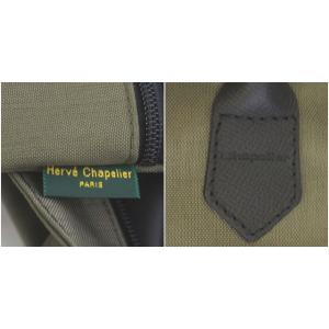 Hervé Chapelier 2023-2024モデル 1425Cレザーハンドル舟型ショルダーL・コーデュラナイロン ムース