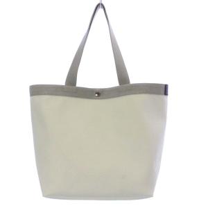 708GP コーテッドキャンバススクエアトート ブランシルバー