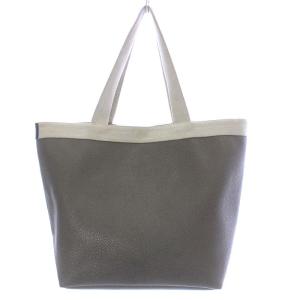 Hervé Chapelier 708GP コーテッドキャンバス スクエアトート ML グレー