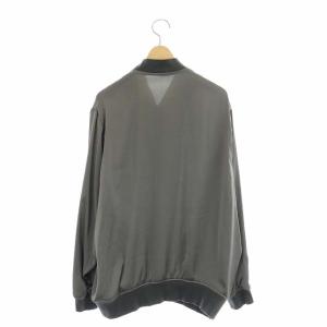 L'Appartement 21SS Satin MA-1 Blouson ジャケット グレー