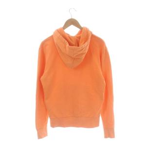 Maison Kitsuné ワンポイント プルオーバーパーカー スウェット 長袖 XS オレンジ