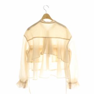 Grace Class 23SS バックコンシャスブルゾン シアージャケット ジップアップ 36 ベージュ