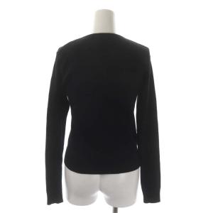 agnes b. カーディガンプレッション ニット 長袖 1 黒 ブラック