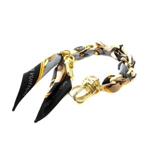 M00671 チェーンフラール スカーフ バッグチャーム