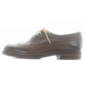 Paul Stuart ウイングチップ レザー シューズ 26.5cm 茶色 ブラウン