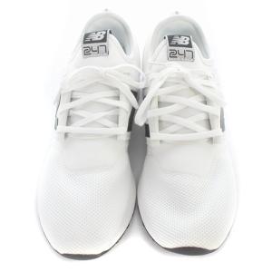 New Balance MRL247WB ローカット スニーカー ロゴ 27cm ホワイト
