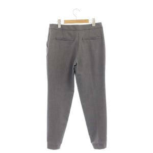 ENFOLD ツータックジョーゼットロングパンツ テーパード 40 グレー