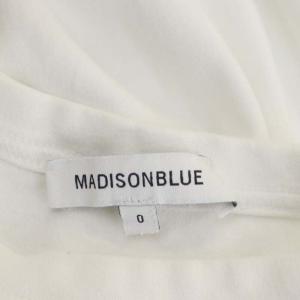 MADISONBLUE CREW NECK SLEEVELESS TEE カットソー ノースリーブ 0 白 ホワイト