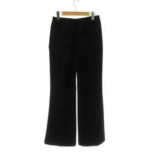 EVERYDAY I LIKE イージーフレアパンツ 38 黒 ブラック