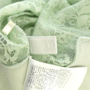 CELFORD レースカーディガン 長袖 クロップド 38 ミント