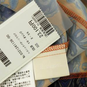Diagram GRACE CONTINENTAL 21SS エスニックパターンTOP ブラウス プルオーバー カットソー 半袖 36 オレンジ 青 マルチカラー