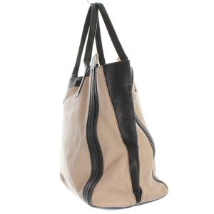 Chloe アリソン トートバッグ ハンドバッグ レザー べージュ 黒 ブラック