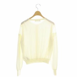 CELFORD レースカーディガン ニット 長袖 36 アイボリー