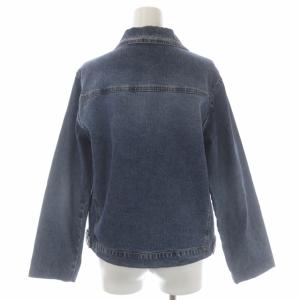 KENZO JEANS セットアップ 上下 デニムジャケット スカート タイト ロング ミモレ丈 38 青 マルチカラー ブルー