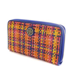 TORY BURCH 財布 長財布 ラウンドジップ マルチカラー