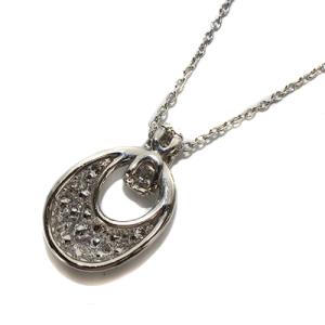 SWAROVSKI ネックレス ピアス 2点セット シルバー色