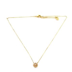 SWAROVSKI ネックレス アクセサリー ストーン ゴールド色